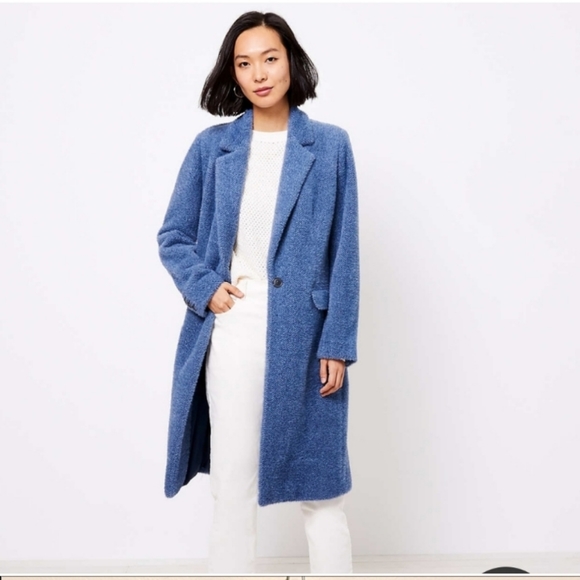 LOFT Jackets & Blazers - LOFT HERRINGBONE COAT Size Medium NWOT